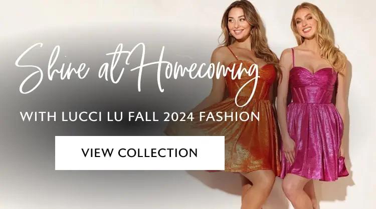 Lucci Lu fall 2024 homecoming banner