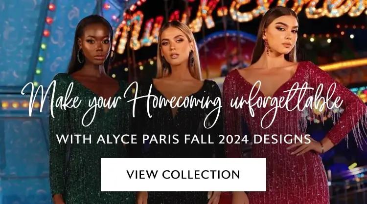 Alyce paris fall 2024 homecoming banner